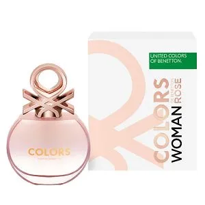 Benetton Colors Her Rose 80ml - Perfume Importado Feminino - Eau De Toilette