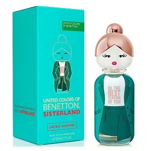 Sisterland United Colors Of Benetton Green Jasmine 80ml - Perfume Importado Feminino - Eau De Toilette