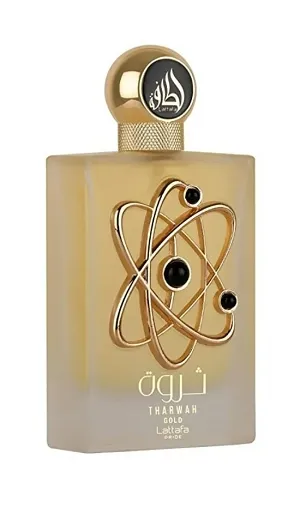 Lattafa Tharwah Gold 100ml - Perfume Importado Unisex - Eau De Parfum