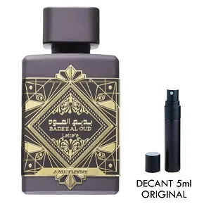 Decant Amostra Lattafa Badee Al Oud Amethyst 5ml - Perfume Importado Unisex - Eau De Parfum