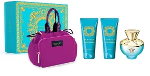 Kit Versace Dylan Blue Turquoise 100ml - Perfume Importado Feminino - Eau De Parfum