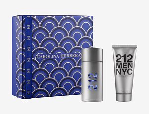 Kit 212 Men + Shower Gel 100ml - Perfume Importado Masculino - Eau De Toilette