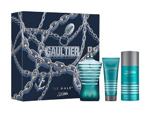 Kit Jean Paul Le Male + Desodorante + Gel 75ml - Perfume Importado Masculino - Eau De Toilette