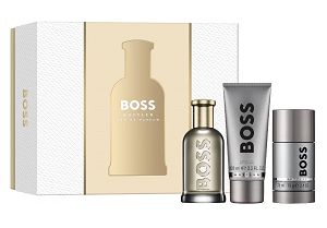Kit Boss Bottled + Deo Stick + Gel De Banho 75ml - Perfume Importado Masculino - Eau De Parfum