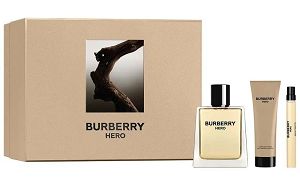 Kit Burberry Hero + Gel De Banho + Travel Size 10ml - Perfume Importado Masculino - Eau De Toilette