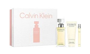 Kit Calvin Klein Eternity + Body Lotion + 10ml - Perfume Importado Feminino - Eau De Parfum